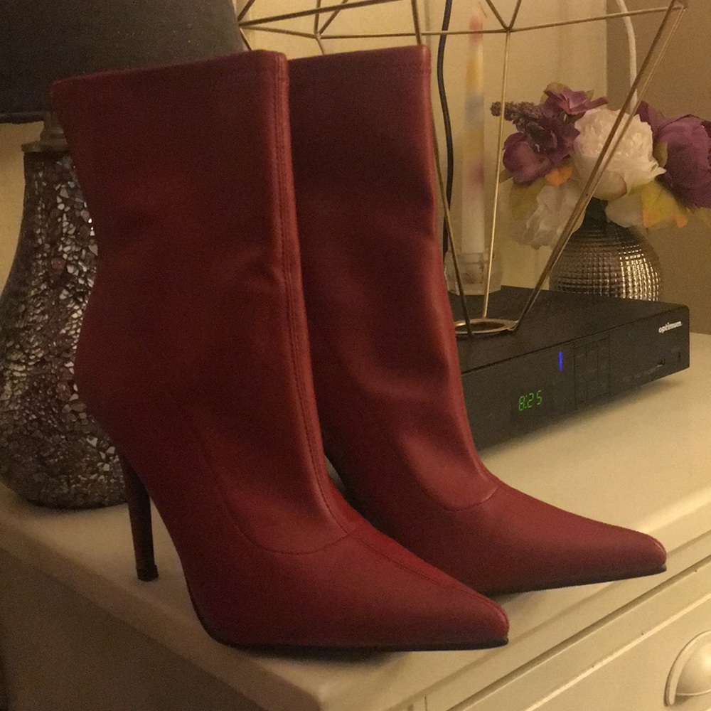 Brick Red Boots